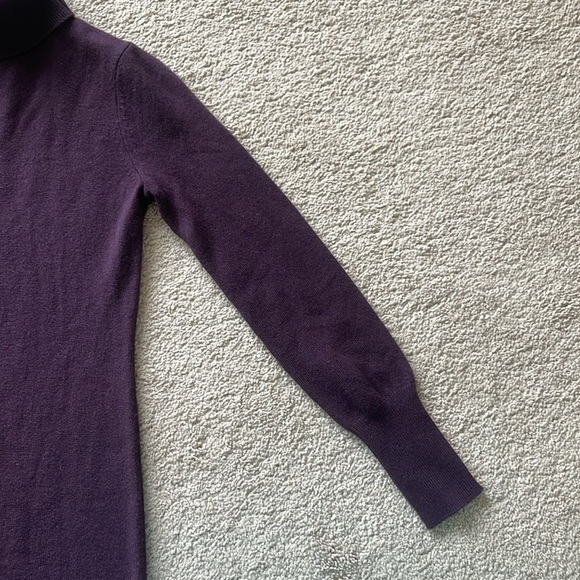 Neiman Marcus Cashmere Collection 100% Cashmere Turtleneck Sweater Dress S Soft - Picture 10 of 13
